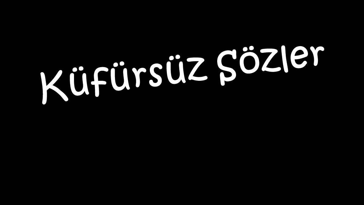 Küfürsüz Sözler