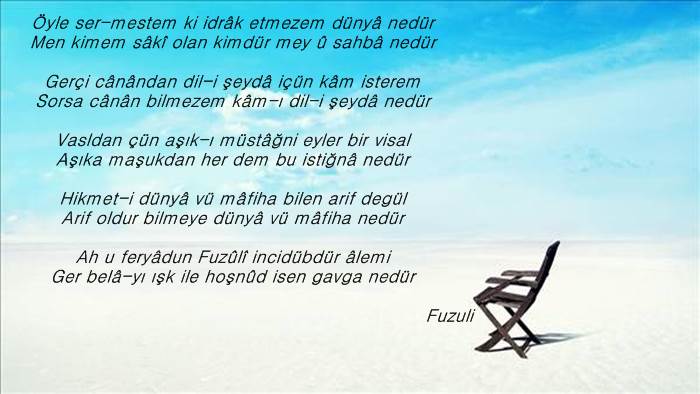 Fuzulinin Gazelleri