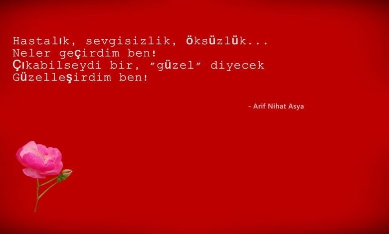 Arif Nihat Asya Eserleri