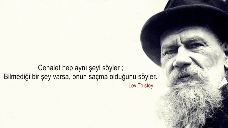 Lev Tolstoy Sözleri