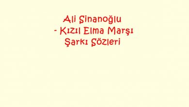 Photo of Ali Sinanoğlu – Kızıl Elma Marşı Şarkı Sözleri