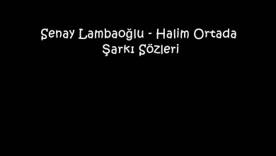 Photo of Senay Lambaoğlu – Halim Ortada Şarkı Sözleri