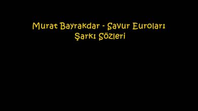 Photo of Murat Bayrakdar – Savur Euroları Şarkı Sözleri