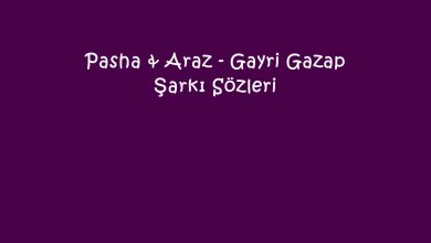 Photo of Pasha & Araz – Gayri Gazap Şarkı Sözleri