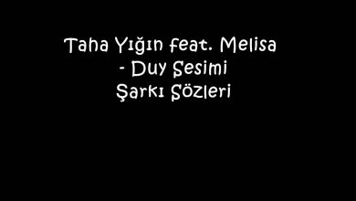 Photo of Taha Yığın feat. Melisa – Duy Sesimi Şarkı Sözleri