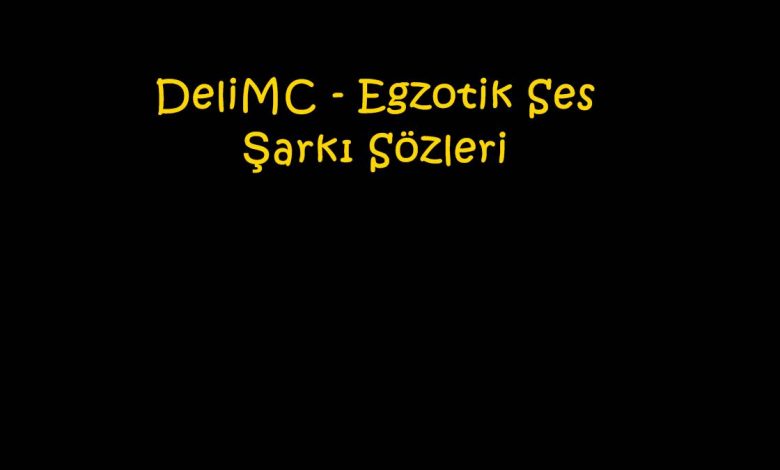 DeliMC - Egzotik Ses Şarkı Sözleri